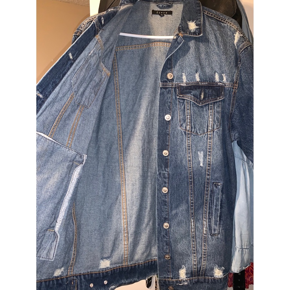 Fashion Nova Jean Jacket Large